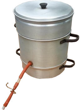 sokownik parowy, sokownik aluminiowy, sokownik z czas�w prl, sokownik z nrd, sokownik z rfn, sokownik z niemiec